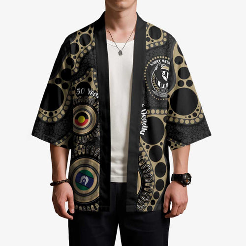 Collingwood NAIDOC Week 2026 Personalised Kimono 50 Years of Deadly Aboriginal Art