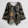 Collingwood NAIDOC Week 2026 Personalised Kimono Sleeve Blouse 50 Years of Deadly Aboriginal Art