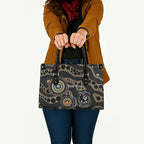 Collingwood NAIDOC Week 2026 Personalised Leather Bag 50 Years of Deadly Aboriginal Art