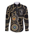 Collingwood NAIDOC Week 2026 Personalised Long Sleeve Button Shirt 50 Years of Deadly Aboriginal Art