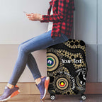 Collingwood NAIDOC Week 2026 Personalised Luggage Cover 50 Years of Deadly Aboriginal Art