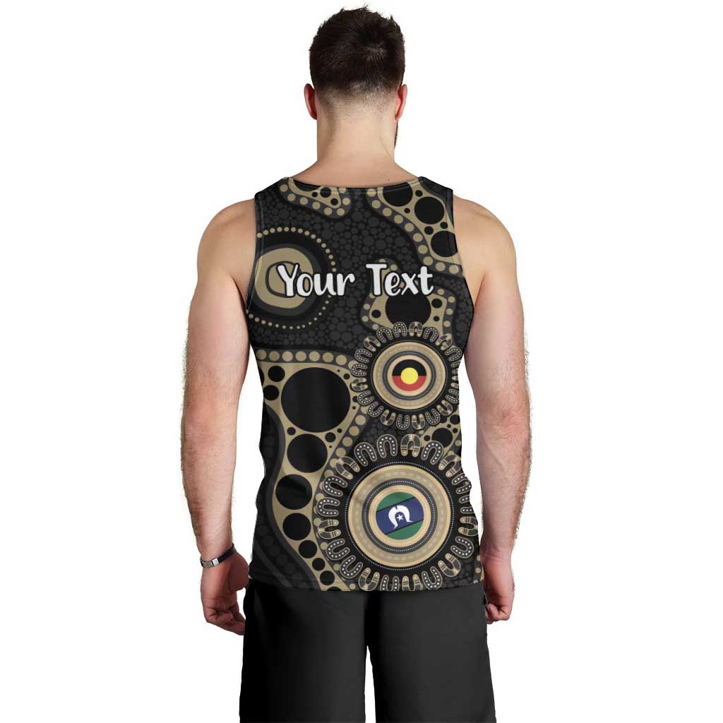 Collingwood NAIDOC Week 2026 Personalised Men Tank Top 50 Years of Deadly Aboriginal Art