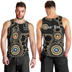 Collingwood NAIDOC Week 2026 Personalised Men Tank Top 50 Years of Deadly Aboriginal Art