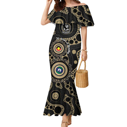 Collingwood NAIDOC Week 2026 Personalised Mermaid Dress 50 Years of Deadly Aboriginal Art