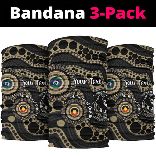 Collingwood NAIDOC Week 2026 Personalised Neck Gaiter 50 Years of Deadly Aboriginal Art
