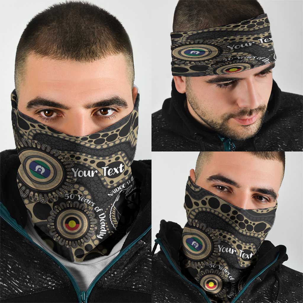 Collingwood NAIDOC Week 2026 Personalised Neck Gaiter 50 Years of Deadly Aboriginal Art