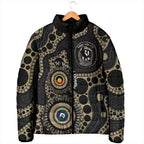 Collingwood NAIDOC Week 2026 Personalised Padded Jacket 50 Years of Deadly Aboriginal Art