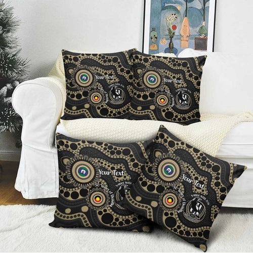 Collingwood NAIDOC Week 2026 Personalised Pillow Cover 50 Years of Deadly Aboriginal Art
