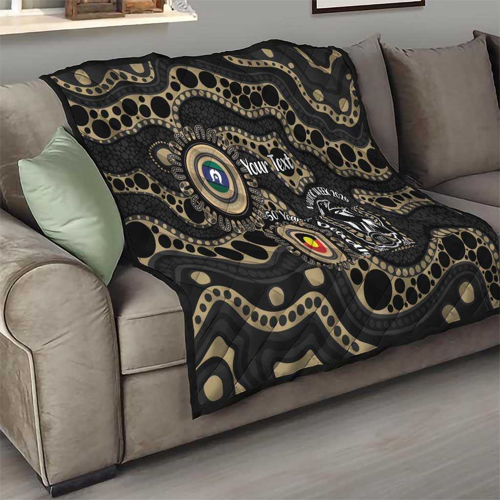 Collingwood NAIDOC Week 2026 Personalised Quilt 50 Years of Deadly Aboriginal Art