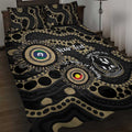 Collingwood NAIDOC Week 2026 Personalised Quilt Bed Set 50 Years of Deadly Aboriginal Art