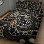 Collingwood NAIDOC Week 2026 Personalised Quilt Bed Set 50 Years of Deadly Aboriginal Art