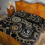 Collingwood NAIDOC Week 2026 Personalised Quilt Bed Set 50 Years of Deadly Aboriginal Art