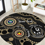 Collingwood NAIDOC Week 2026 Personalised Round Carpet 50 Years of Deadly Aboriginal Art