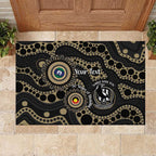 Collingwood NAIDOC Week 2026 Personalised Rubber Doormat 50 Years of Deadly Aboriginal Art