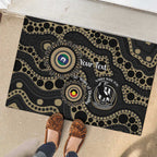Collingwood NAIDOC Week 2026 Personalised Rubber Doormat 50 Years of Deadly Aboriginal Art