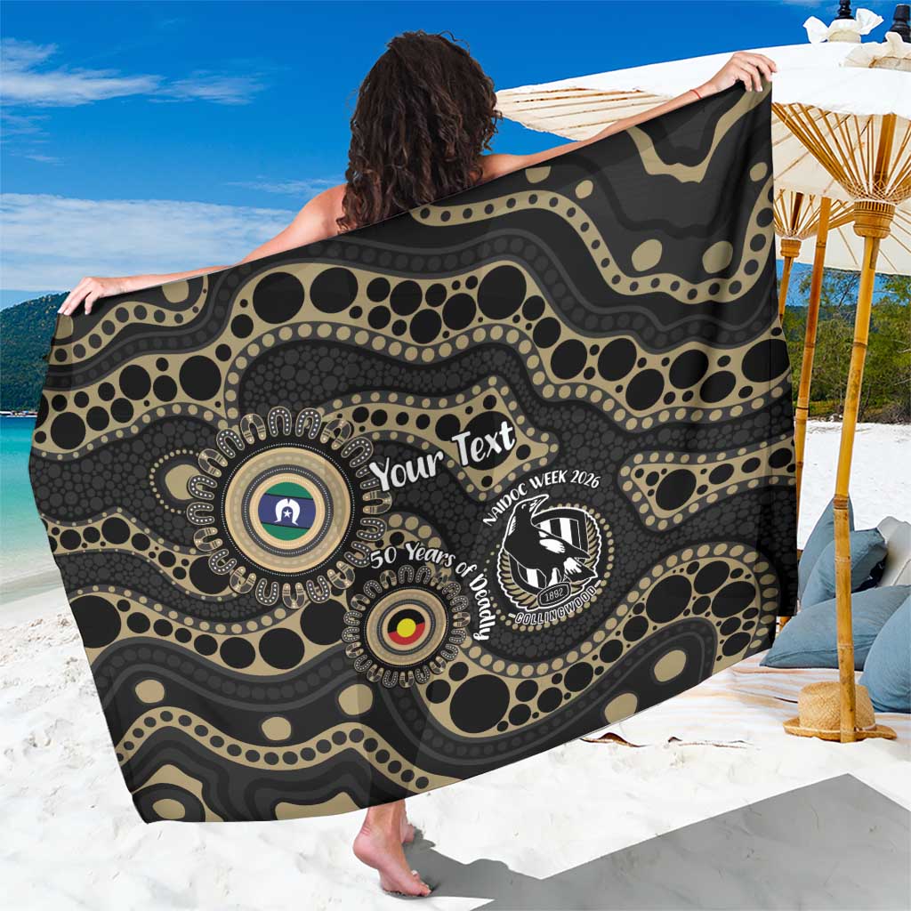 Collingwood NAIDOC Week 2026 Personalised Sarong 50 Years of Deadly Aboriginal Art