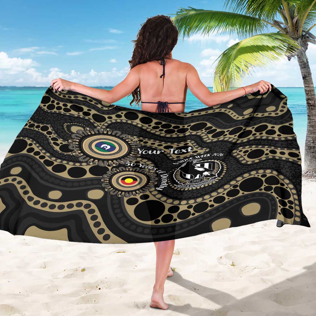 Collingwood NAIDOC Week 2026 Personalised Sarong 50 Years of Deadly Aboriginal Art