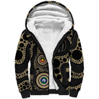 Collingwood NAIDOC Week 2026 Personalised Sherpa Hoodie 50 Years of Deadly Aboriginal Art