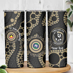Collingwood NAIDOC Week 2026 Personalised Skinny Tumbler 50 Years of Deadly Aboriginal Art