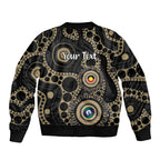 Collingwood NAIDOC Week 2026 Personalised Sleeve Zip Bomber Jacket 50 Years of Deadly Aboriginal Art