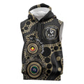 Collingwood NAIDOC Week 2026 Personalised Sleeveless Hoodie 50 Years of Deadly Aboriginal Art
