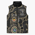 Collingwood NAIDOC Week 2026 Personalised Sleeveless Puffer Jacket 50 Years of Deadly Aboriginal Art
