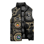 Collingwood NAIDOC Week 2026 Personalised Sleeveless Puffer Jacket 50 Years of Deadly Aboriginal Art