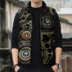Collingwood NAIDOC Week 2026 Personalised Sleeveless Puffer Jacket 50 Years of Deadly Aboriginal Art