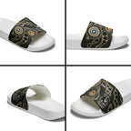Collingwood NAIDOC Week 2026 Personalised Slide Sandals 50 Years of Deadly Aboriginal Art