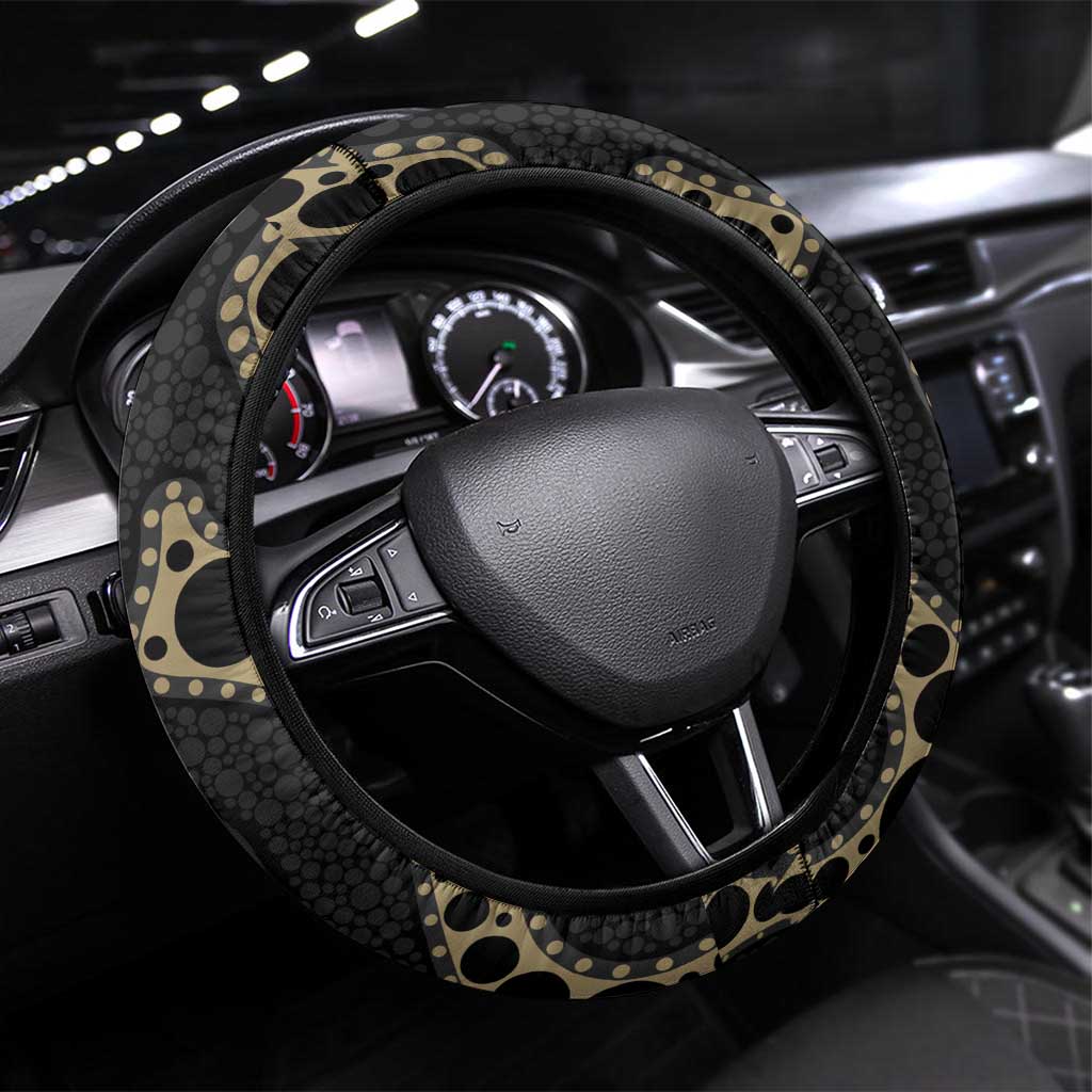 Collingwood NAIDOC Week 2026 Steering Wheel Cover 50 Years of Deadly Aboriginal Art