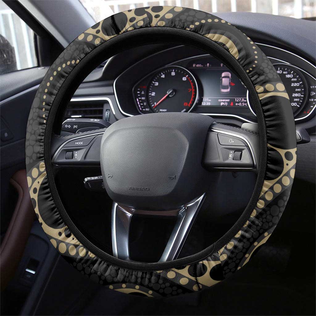 Collingwood NAIDOC Week 2026 Steering Wheel Cover 50 Years of Deadly Aboriginal Art