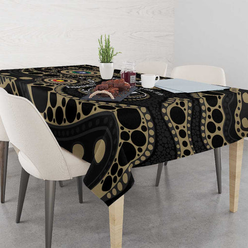 Collingwood NAIDOC Week 2026 Personalised Tablecloth 50 Years of Deadly Aboriginal Art
