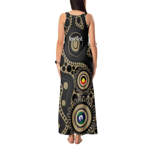 Collingwood NAIDOC Week 2026 Personalised Tank Maxi Dress 50 Years of Deadly Aboriginal Art