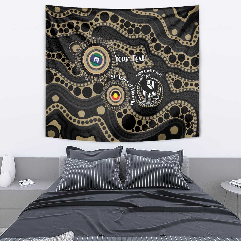 Collingwood NAIDOC Week 2026 Personalised Tapestry 50 Years of Deadly Aboriginal Art
