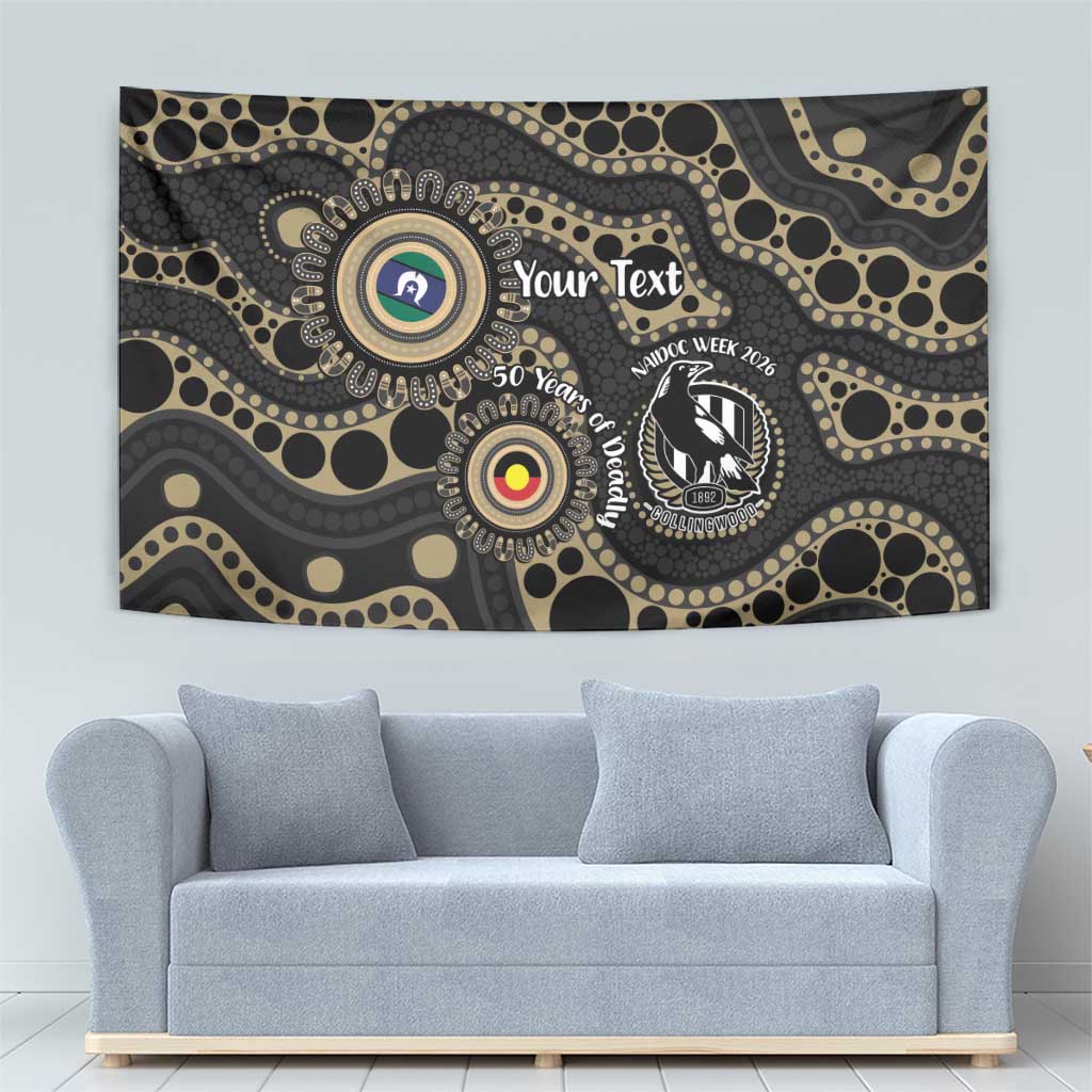 Collingwood NAIDOC Week 2026 Personalised Tapestry 50 Years of Deadly Aboriginal Art