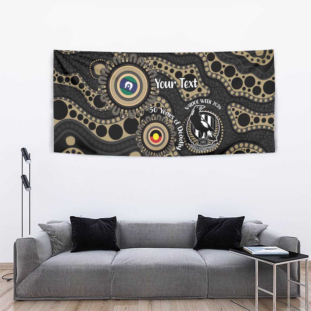 Collingwood NAIDOC Week 2026 Personalised Tapestry 50 Years of Deadly Aboriginal Art