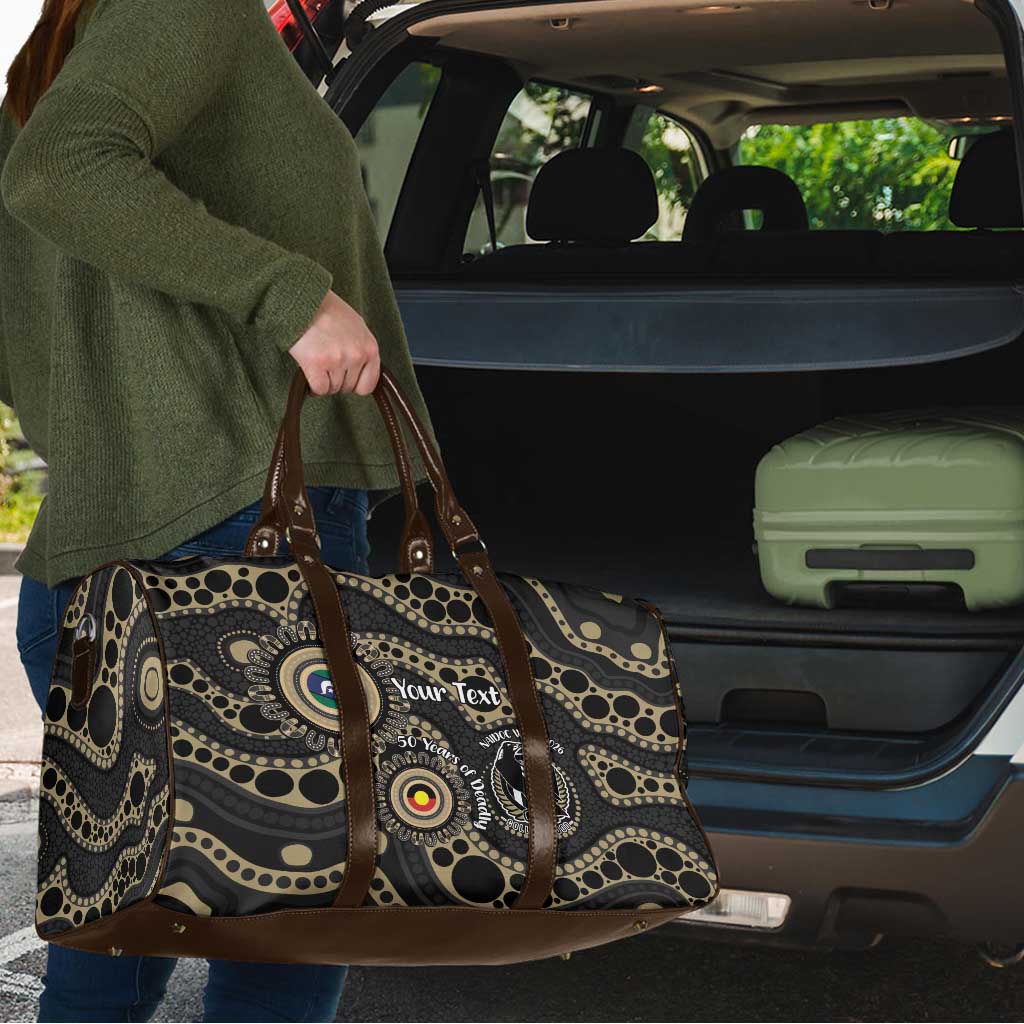 Collingwood NAIDOC Week 2026 Personalised Travel Bag 50 Years of Deadly Aboriginal Art