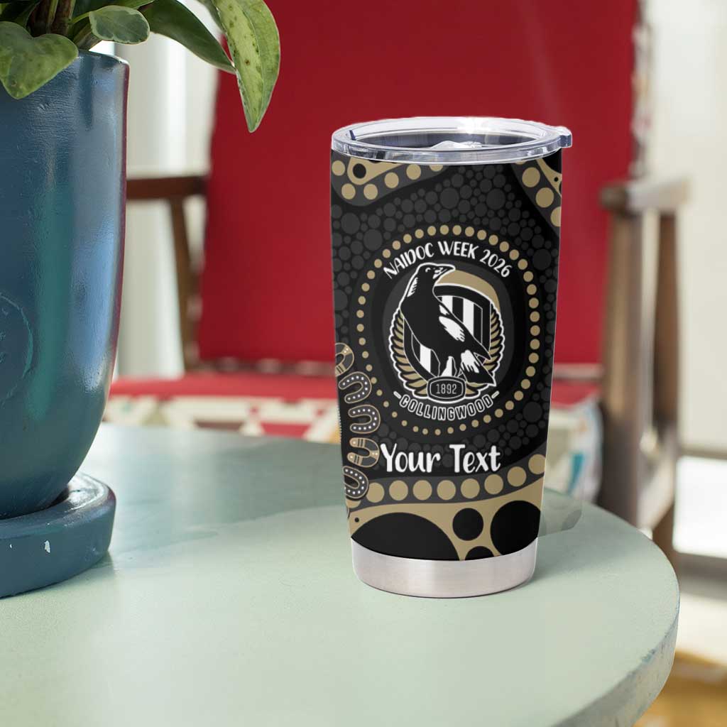 Collingwood NAIDOC Week 2026 Personalised Tumbler Cup 50 Years of Deadly Aboriginal Art