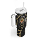 Collingwood NAIDOC Week 2026 Personalised Tumbler With Handle 50 Years of Deadly Aboriginal Art