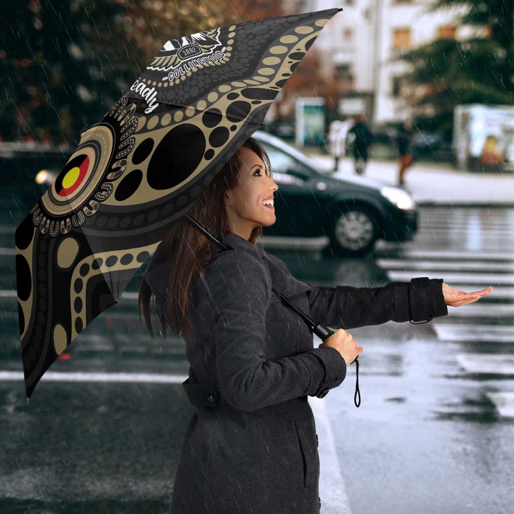 Collingwood NAIDOC Week 2026 Personalised Umbrella 50 Years of Deadly Aboriginal Art