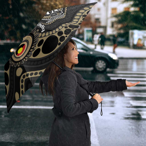 Collingwood NAIDOC Week 2026 Personalised Umbrella 50 Years of Deadly Aboriginal Art