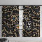 Collingwood NAIDOC Week 2026 Personalised Window Curtain 50 Years of Deadly Aboriginal Art