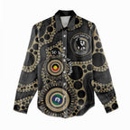 Collingwood NAIDOC Week 2026 Personalised Women Casual Shirt 50 Years of Deadly Aboriginal Art