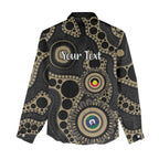 Collingwood NAIDOC Week 2026 Personalised Women Casual Shirt 50 Years of Deadly Aboriginal Art