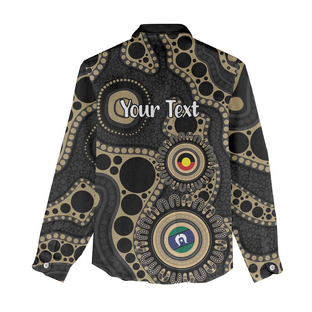 Collingwood NAIDOC Week 2026 Personalised Women Casual Shirt 50 Years of Deadly Aboriginal Art
