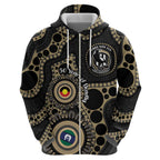 Collingwood NAIDOC Week 2026 Personalised Zip Hoodie 50 Years of Deadly Aboriginal Art
