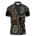 Collingwood NAIDOC Week 2026 Personalised Zipper Polo Shirt 50 Years of Deadly Aboriginal Art