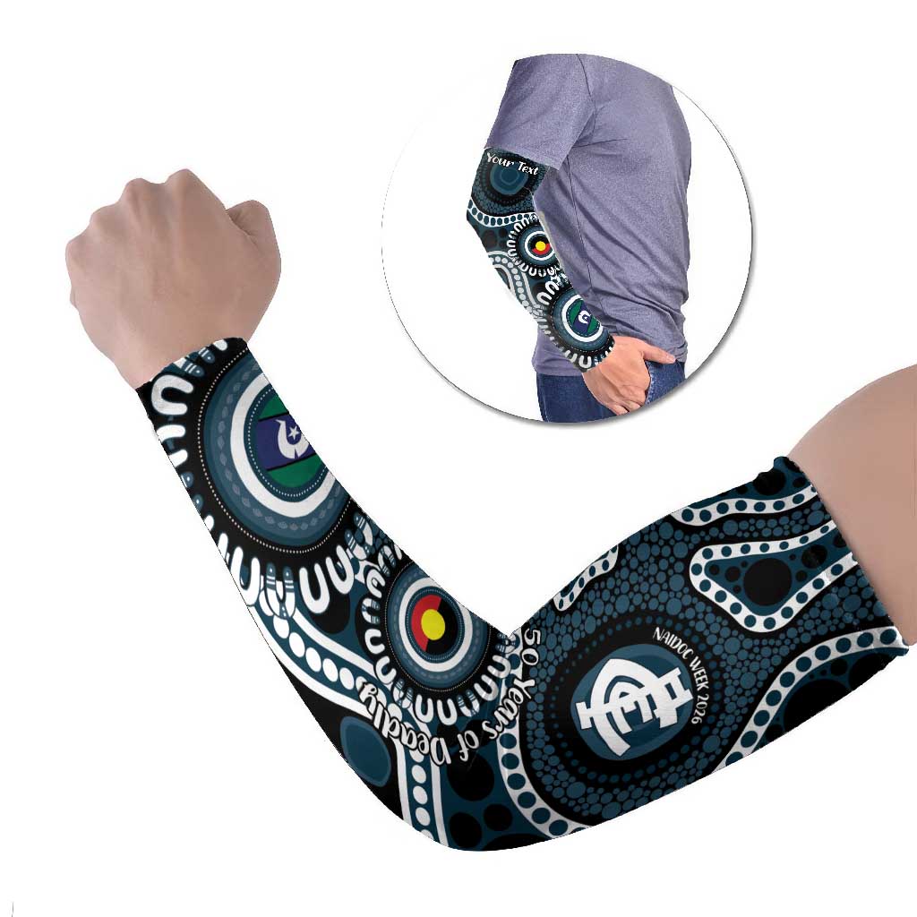 Carlton NAIDOC Week 2026 Personalised Arm Sleeves 50 Years of Deadly Aboriginal Art