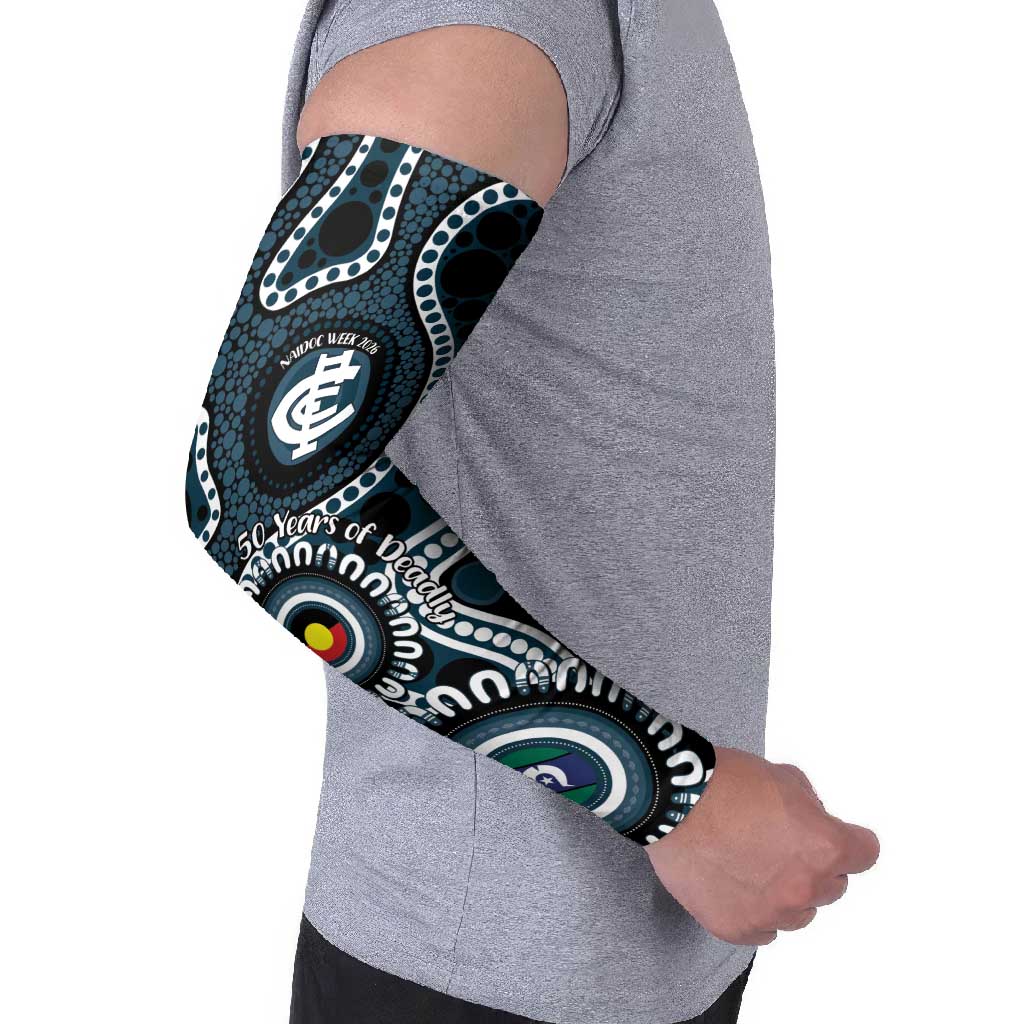 Carlton NAIDOC Week 2026 Personalised Arm Sleeves 50 Years of Deadly Aboriginal Art