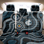 Carlton NAIDOC Week 2026 Personalised Back Car Seat Cover 50 Years of Deadly Aboriginal Art